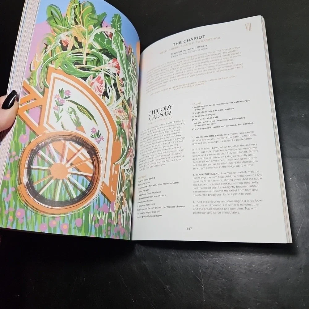 DIVINE YOUR DINNER A Cookbook for Using Tarot as Your Guide to Magical Meals NEW